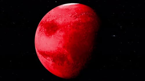 3d red planet
