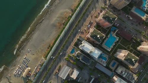 Aerial View Waterfront Wonders HighEnd Homes on Mediterranean Shores
