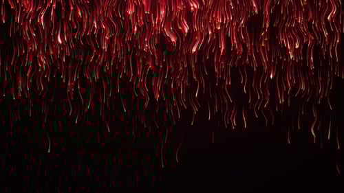 Líneas de partículas abstractas