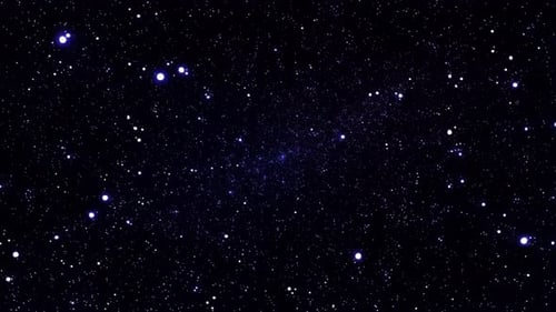 Kinoreifer Deep Space Starfield-Hintergrundschleife