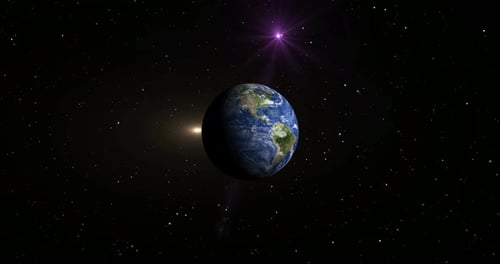 Earth planet with space.