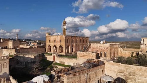 Historical Building Architecture in Ancient Middle Eastern City