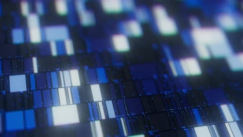 Abstrakte Datensortierung, KI-Algorithmus-Visualisierung, Big Data, verarbeitet durch neuronales Netzwerk, künstlich