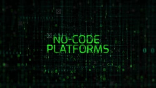 Futuristic Digital Text Reveal for Technology Platforms