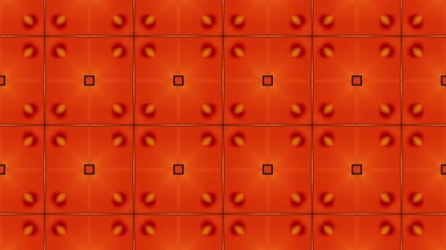 Halloween Pumpkin Kaleidoscope Abstract Pattern Background