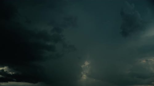 Time Lapse Timelapse View Blue Cloudy Rainy Sky Before Strong Storm