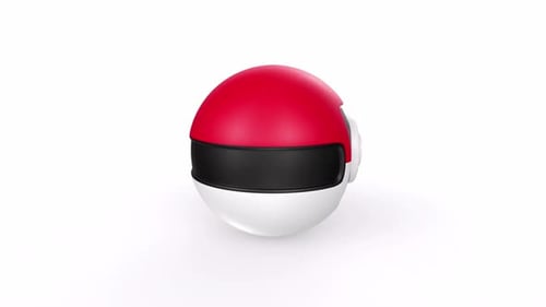 3D Render of a Poké Ball