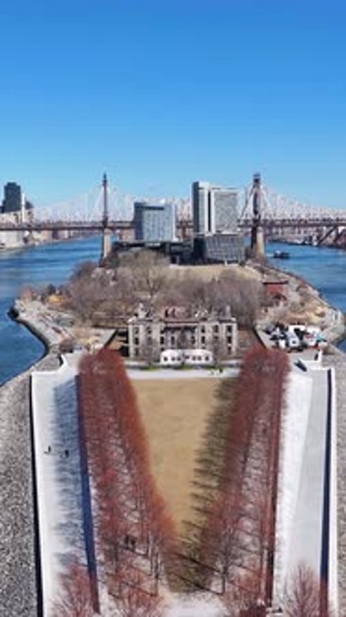 Franklin Roosevelt State Park At Manhattan In New York United States.