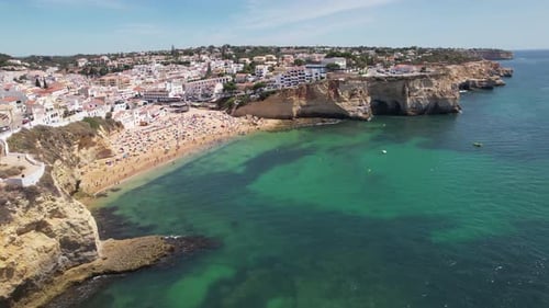 aerial beach holiday