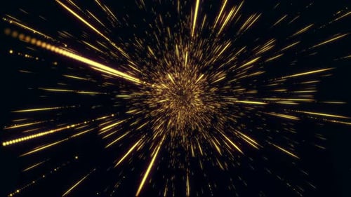 Gold Night Explode 4K