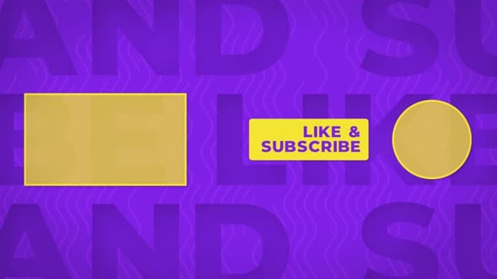 YouTube End Screen Outro 6, Backgrounds Motion Graphics ft. channel ...