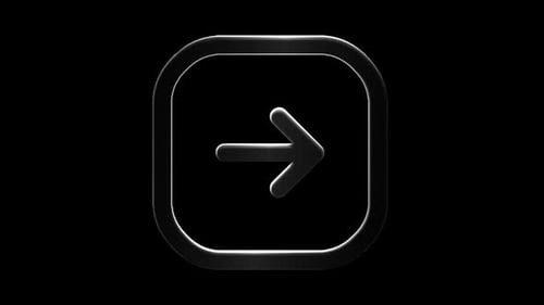 Arrow Right Animation 3d