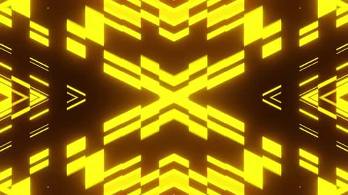 Vj Loop Background With X Ray Golden And Yellow Bright Light Animation