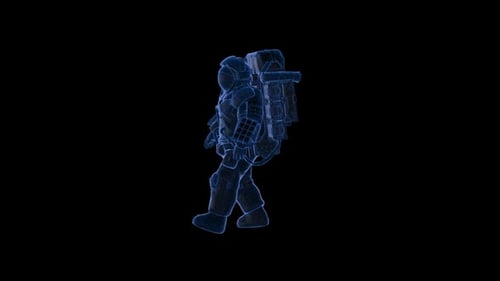 Polygonaler Astronaut