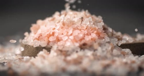 Close Up of Himalayan Pink Salt Crystals