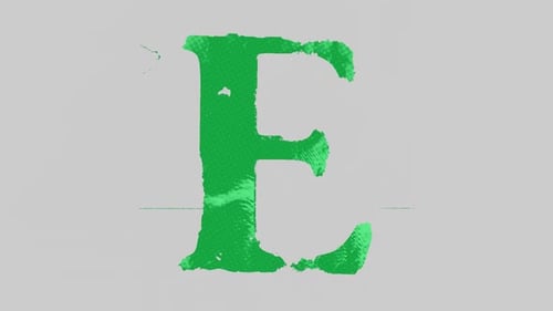 Grunge Distorted Letter Reveal Effect