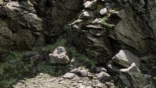 Close Up of Rocky Stones Formation
