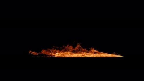 Fire Text 2 Alpha 4k