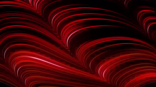 Glow Curves Background Red 4K