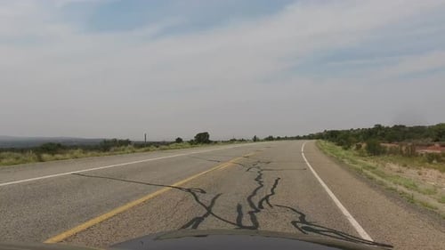 Driving Sown Scenic Road Time Lapse