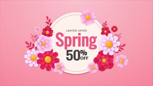 Spring Sale 50% Has Started 50% sale, 50 percent