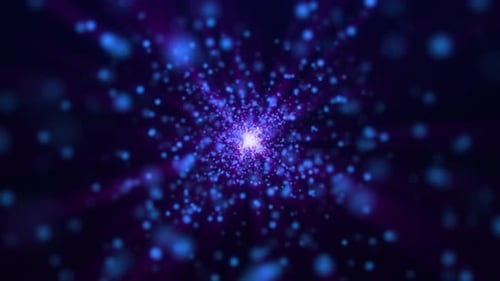 Vibrant Abstract Light Particle Burst Background