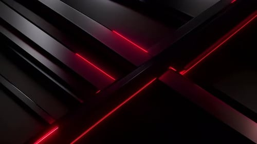 Dynamic Red Glowing Lines Futuristic Abstract Background