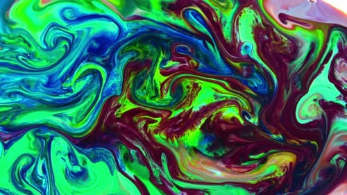Abstract Swirling Colors Fluid Motion Background