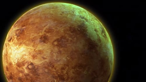 Venus surface planet. Vd 1043