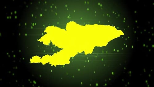 Kyrgyzstan Digital Map Intro