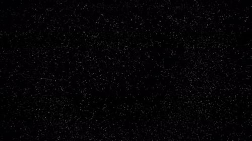 Fine airborne dust particles float erratically in respiratory concept