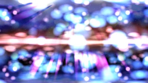 Multi Color Bokeh Light spot Galaxy Animation Background