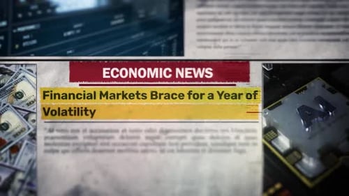 Dynamic Economic News Title Reveal with Financial Markets and AI