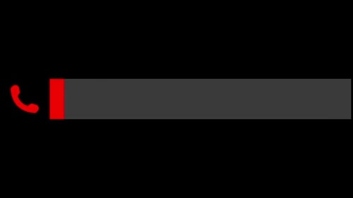 Creator Collection: Dark colored single lined lower third animation with the phone icon