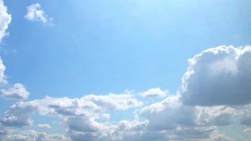 Blue sky with clouds