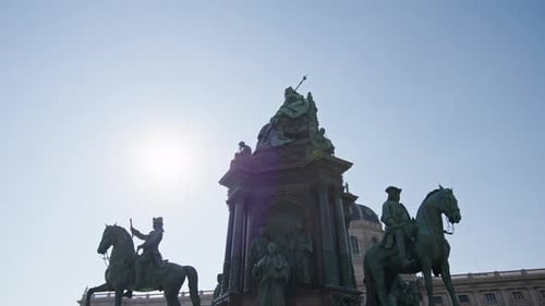 Maria Theresa Square Vienna Vienna Austria