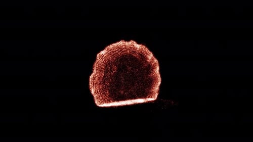Fiery Particle Burst Explosion Reveal Transition