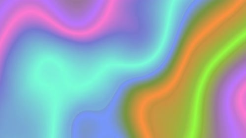 Abstract Fluid Gradient Wavy Color Motion Background Loop