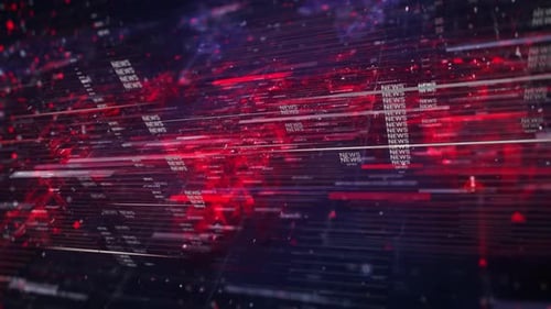 Breaking News Background 4k