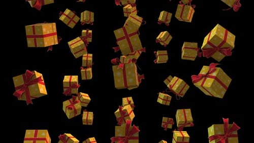 Gift Boxes Alpha Channel 07