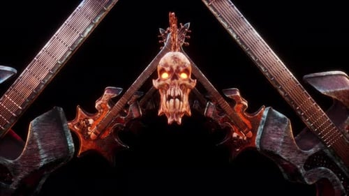 Punk Skeleton VJ Loop