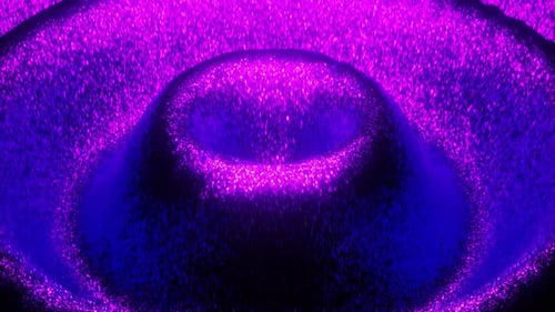 Purple Full Magic Waves Background Loop Animation In 1080Hd