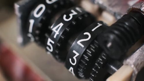 Rodas mecânicas contrárias retrô: ligue o ReelToReel