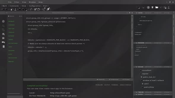 Interactive User Interface Designed for Developers Showcasing Animated ...