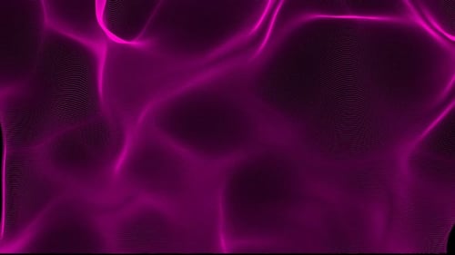Abstract Pink Fluid Waves Digital Particles Background