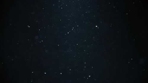 White dust particles in the air