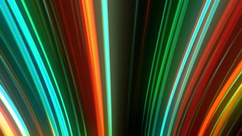 Abstract Neon Light Streaks Motion Background