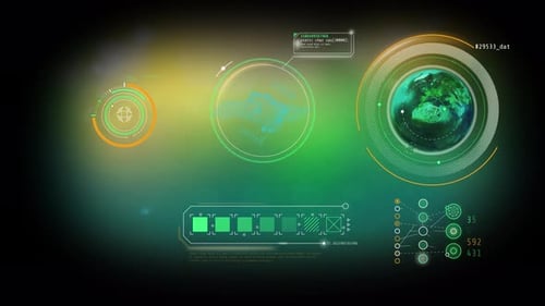 Augmented Reality Infographics with the Planet in the Center