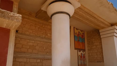Palais minoen de Knossos, Héraklion, Crète, Grèce