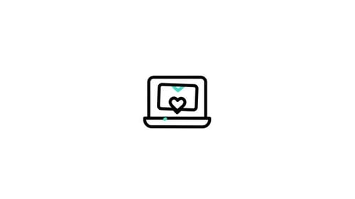 Animiertes Laptop-Symbol